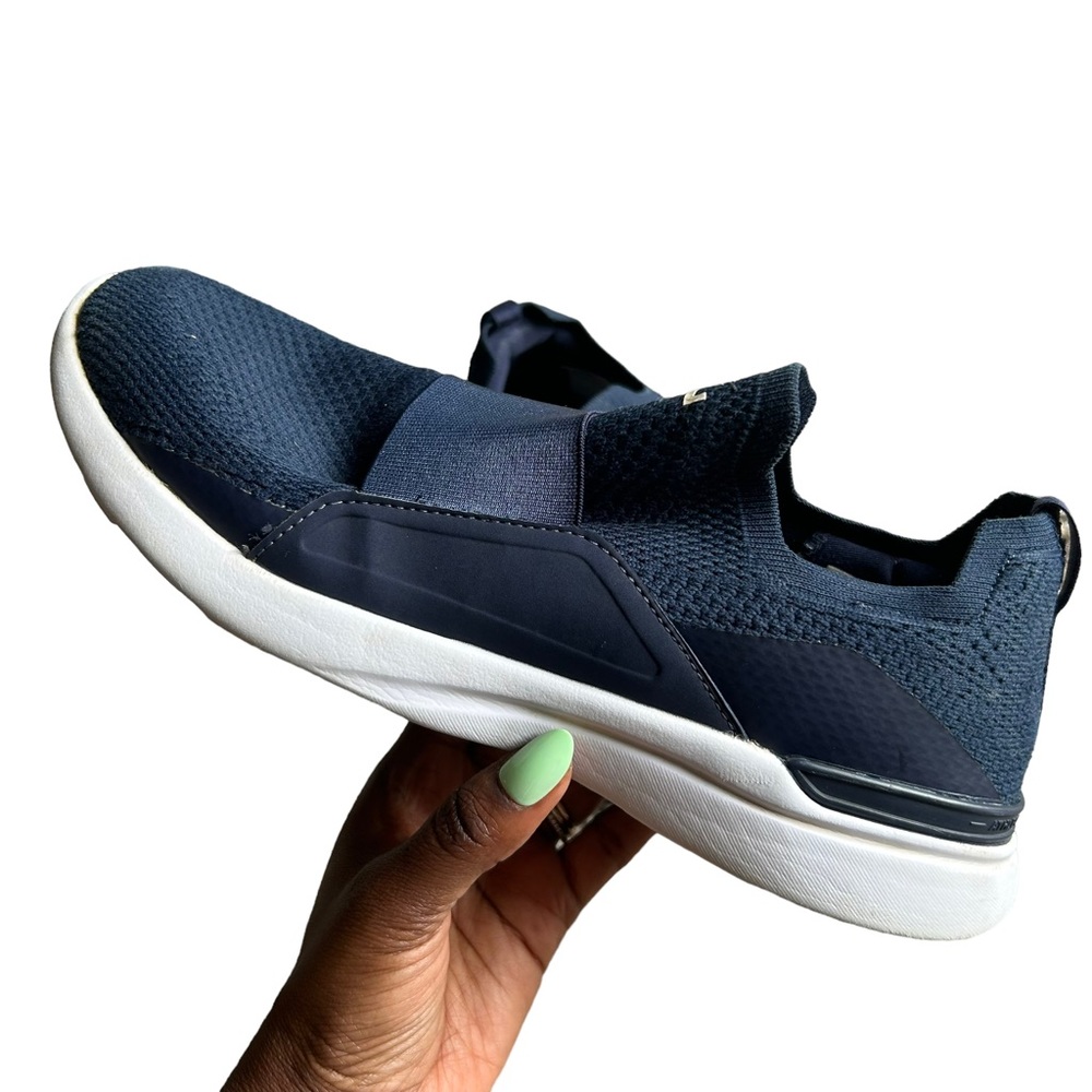 APL Women's Navy Slip-On Knit Sneakers - Picture 10 of 16